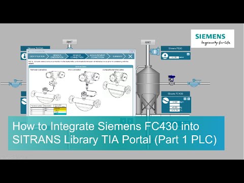 How to Integrate Siemens FC430 into SITRANS Library TIA Portal (Part 1 PLC)