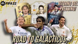 TORNA IL PRESSING  su FIFA 22 MODULI 4231-4222  e NUOVA SERIE ROAD TO GALACTICOS FUT 22