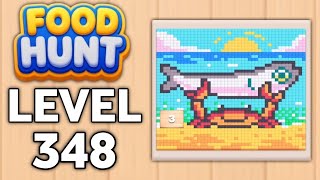 Food Hunt: Pixel Puzzle level 348 | all parts gameplay walkthrough solution
