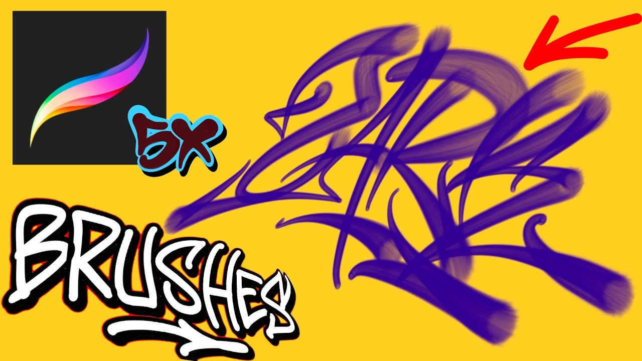 graffiti procreate brush free