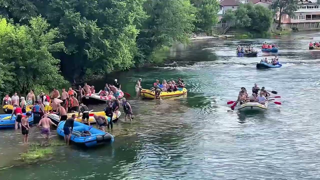 Rafting na Uni Zeleni Otoci Bosanska Krupa 