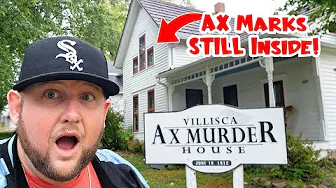 Inside HAUNTED Villisca AX MURDER House UNSOLVED Cold Case w/ Ax Marks!