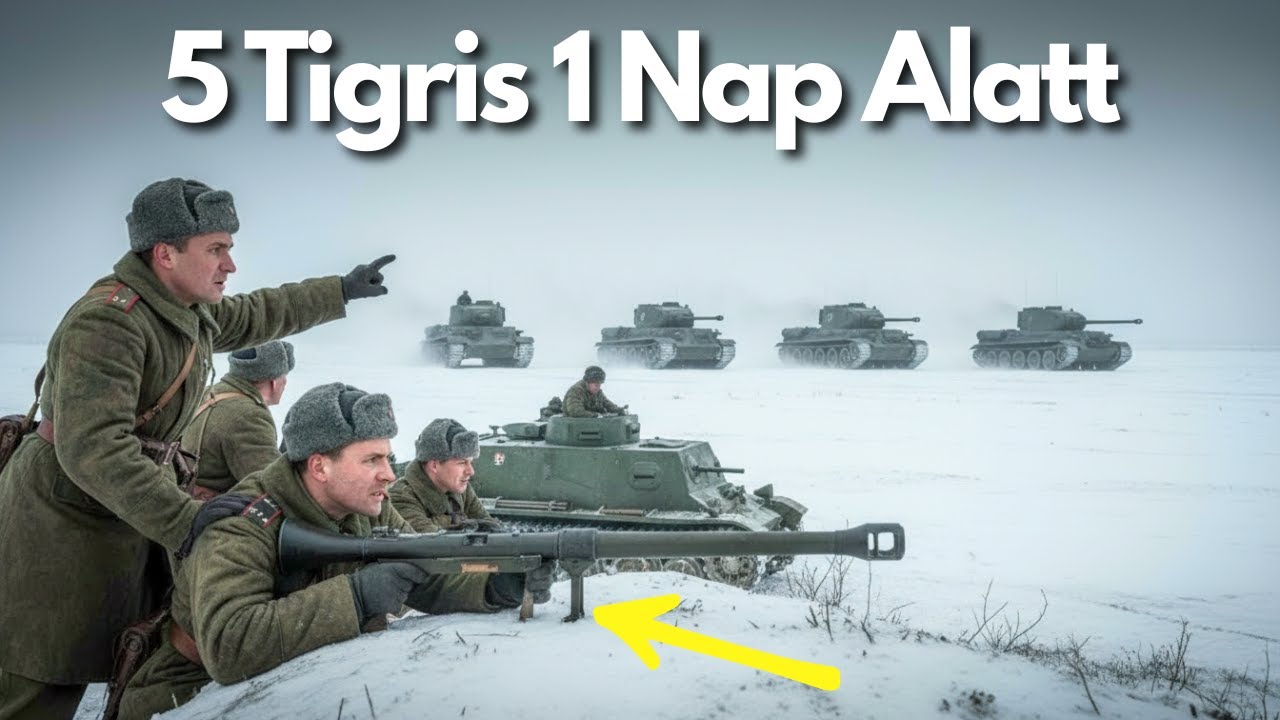 A Magyar Tigris-Vadászok Titkos Taktikája – Hogyan Semmisítettek Meg 5 Tigrist Egyetlen Nap Alatt?