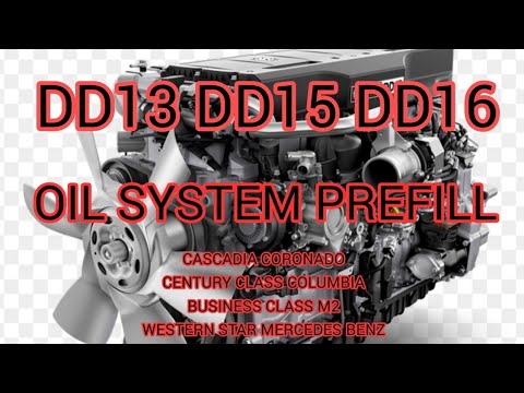 Freightliner cascadia DD13 DD15 DD16 engine oil lubrication system pre ...