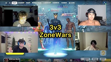 3v3 Zone wars. Bucke, AsianJeff, Khanada VS Clix, peterbot, ronaldo.