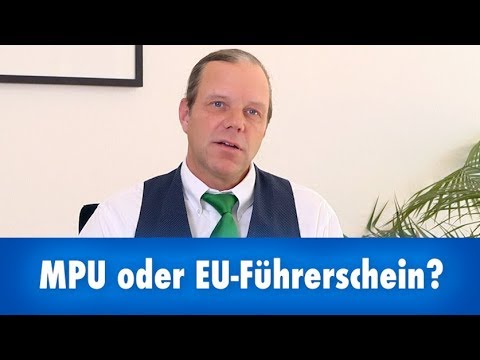 Fahrerlaubnisentziehung Keine Mpu Und Dann Eu Fuhrerschein Youtube