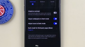 How to enable/disable Adjust app icons to dark mode on Realme 9i Android 12