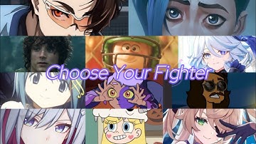 (Flash/Small Glitch Warning) Kin Mep / Choose Your Fighter / Multifandom Mep Complete