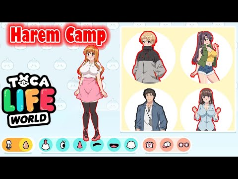 Favorite Anime Hentai Characters Harem Camp In The Game Toca Life World 애니메이션 헨타이