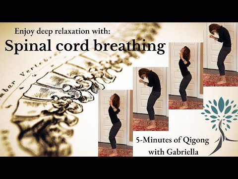 5-Minutes Qigong: Deep Relaxation with Spinal Cord Breathing. #qigong, #spine, #relaxing, #health