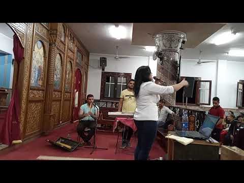 ثبت انظارك فيه اداء المرنمة نورا مرزوق Nora Marzouk كنيسة الشهيد العظيم مارجرجس نزلة رومان