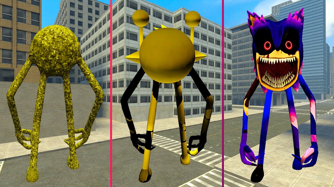 Surviving Innyume Sonic.exe Smiley's vs Innyume Sprunki Mutant Depraved Roblox - garry's mod