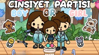 CİNSİYET PARTISI!? /BOY OR GIRL?\🩷🩵 Toca Life: Mia ☆~