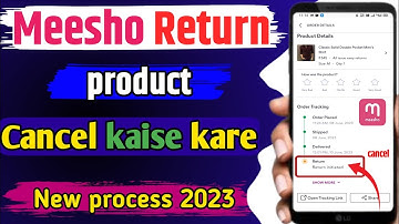 Meesho product return ya exchange ko cancel kaise karte hain || How to cancel return in meesho