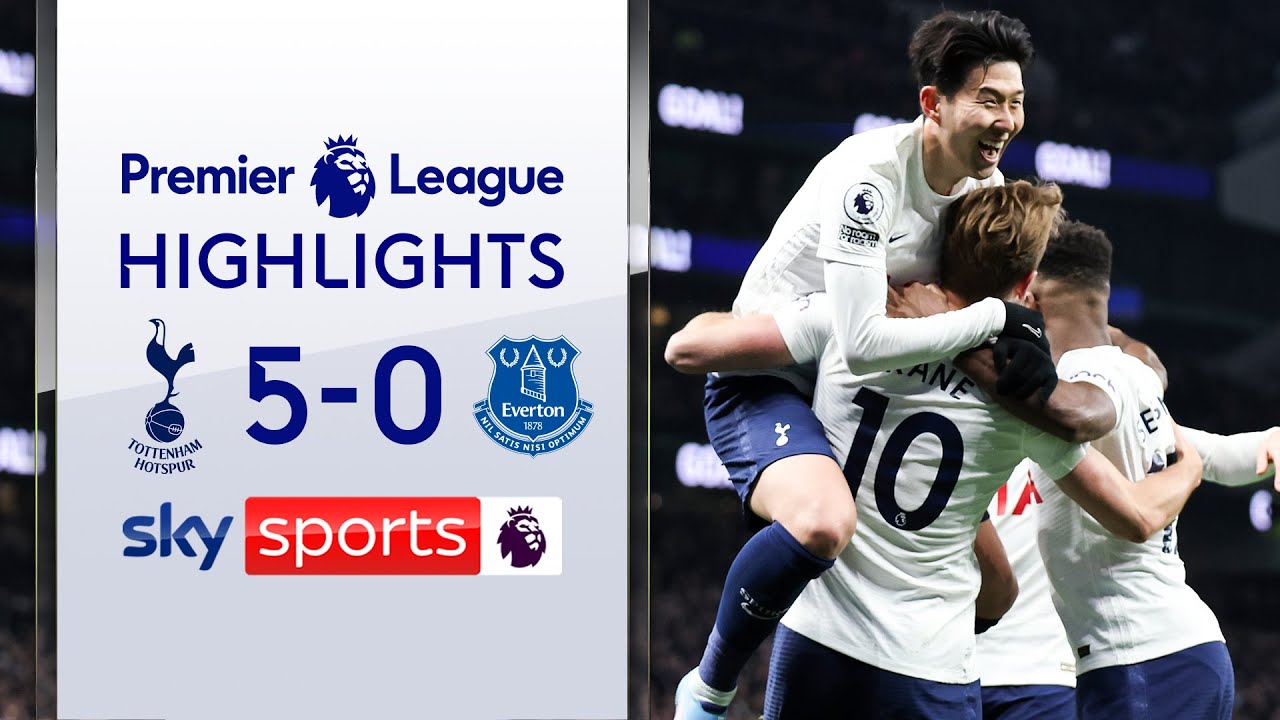 Kane helps five-star Spurs embarrass Everton! Tottenham 5-0 Everton Premier League Highlights