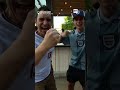 England fans celebrate win over Croatia