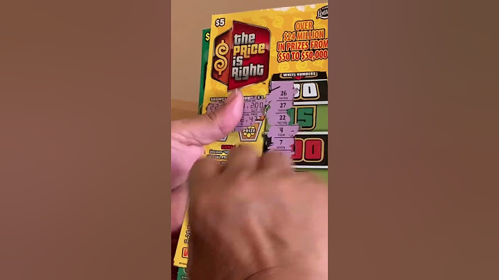 Florida LOTTO - Raspaditos de LOTERIA "$5 The Price is Right" - 02/27/2023