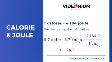How To Convert Calories (cal) Into Joules (J)  | Factor-Label Method | Dimensional Analysis