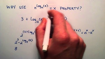 Example Solving Algebraic Equation Using Logarithmic Properties,  Logarithms Lesson 13