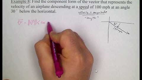 HPC 6.3 part 8 - Decomposing a vector into components