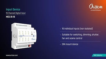 16-channel digital input  | MES-DI-16 | #homeautomation #smarthome #ceilingfancontroller