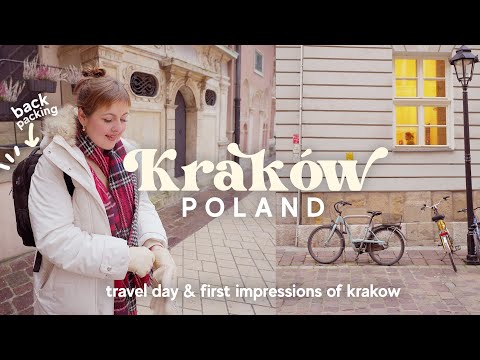 First impressions of Kraków Poland! ✸ Travel day (A Budget Backpacking Trip!)