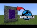 Minecraft : How To Make a Portal to the Jurassic World Dimension