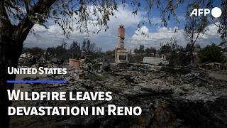 Aftermath of wind-driven fire at western US city of Reno | AFP