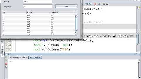 How to Customize DefaultTableModel in Java Netbeans