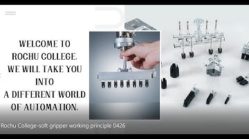 Rochu College - Soft Robotic gripper working principle