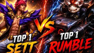 HOW TO PLAY AGAINST RUMBLE IN HIGH ELO TOP 1 SETT | LoL Wild Rift