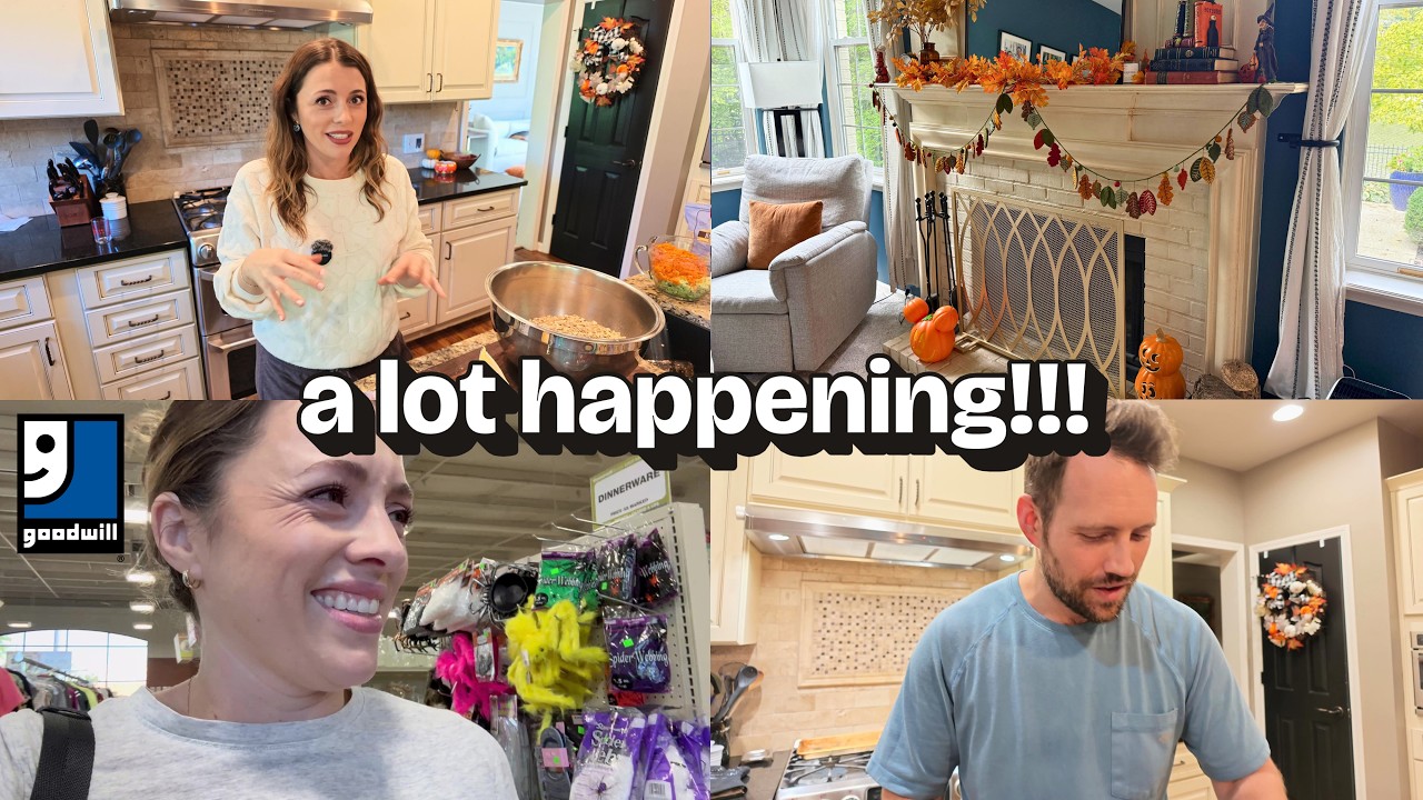 Updates! + The wedding weekend, "Boutique" Goodwill, TJ Maxx shop, Fall decor tour at home
