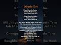 Chogada Tara Song Lyrics #singwithlyrics #hindisong #trending #trendingshorts#love#song#music#lyrics
