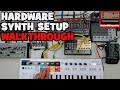 Hardware Synth Setup Walkthrough | Arturia Keystep Pro, Korg Volca Drum, NTS-1, and Roland Boutiques