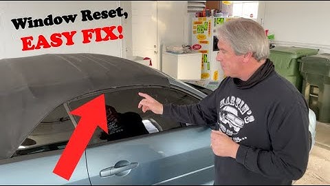 How To Fix Your 2005-2009 Ford Mustang Window Not Rolling All the Way Up - EASY/QUICK FIX!