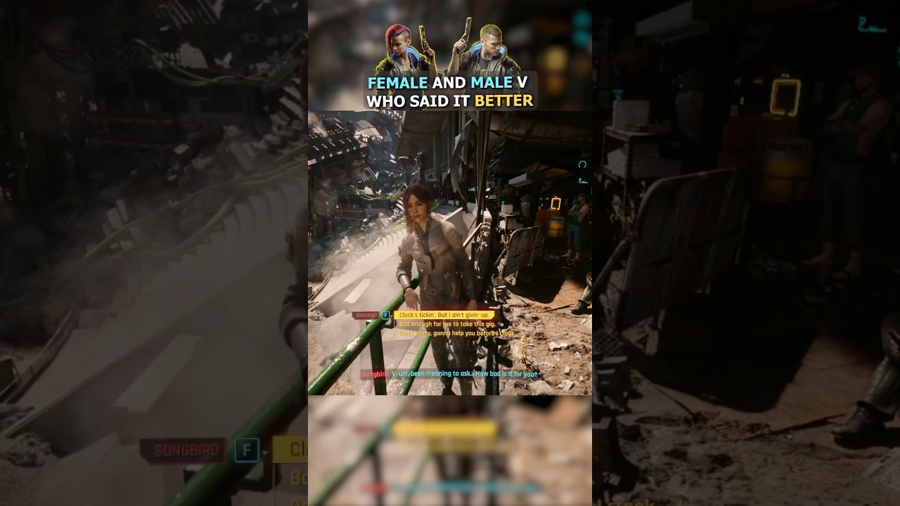 Male and Female V Voice Acting Comparison 