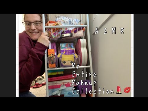ASMR| My Entire Makeup Collection Part 1