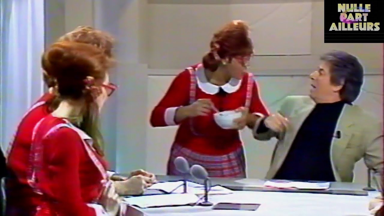 CANAL+ Nulle Part Ailleurs Les Sœurs Trio face à Jane Birkin et Pierre Arditi (avril 93)
