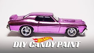 #custom #hotwheels КРАШУ в КЭНДИ цвет hot wheels / эксперименты с маникюрными штучками