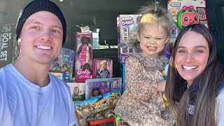 Buying Everything My Daughter Touches & DONATING THE TOYS!!!