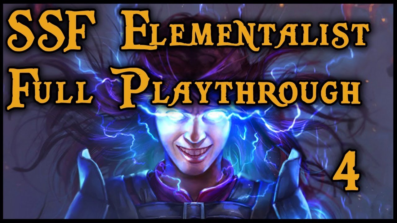 SSF Frostbolt/Ice Nova Elementalist Full Playthrough 4 (Path of Exile ...