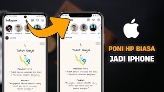 CARA BIKIN PONI KAMERA DEPAN SEPERTI IPHONE DI SEMUA HP screenshot 1