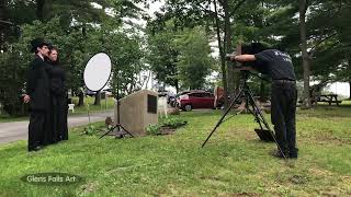 Glens Falls Art | Tintype Photographer Craig Murphy at U.S. Grants Cottage