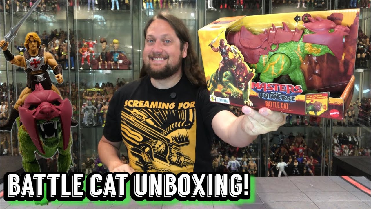 ロ*ン様 マスターズオブユニバース クロニクル バトルキャット 開封 Battle Cat Masters Of The Universe Unboxing & Review! - YouTube