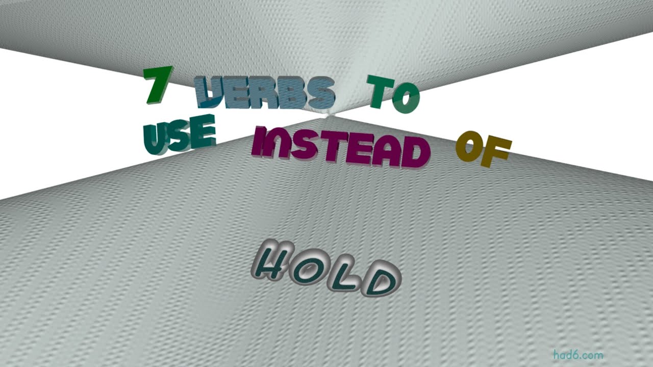 hold-8-verbs-having-the-meaning-of-hold-sentence-examples-youtube
