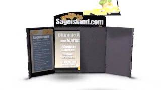 Trade Show Displays - Showstyle Folding Briefcase Table Top Display Board