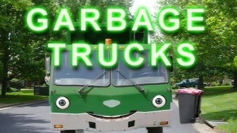 HOW GARBAGE TRUCKS WORK FOR KIDS | Talking Garbage Truck