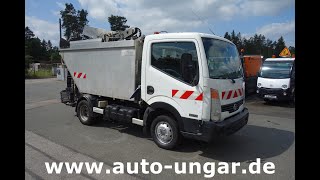 Nissan Cabstar 35.12 Müllwagen PB M50 EVO II Alu Bj 2012 Euro 5 Kipper www.auto-ungar.de