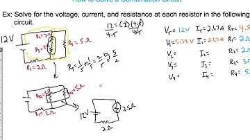 How to Solve a Combination Circuit (Easy)