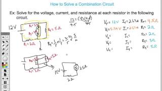 How to Solve a Combination Circuit (Easy)